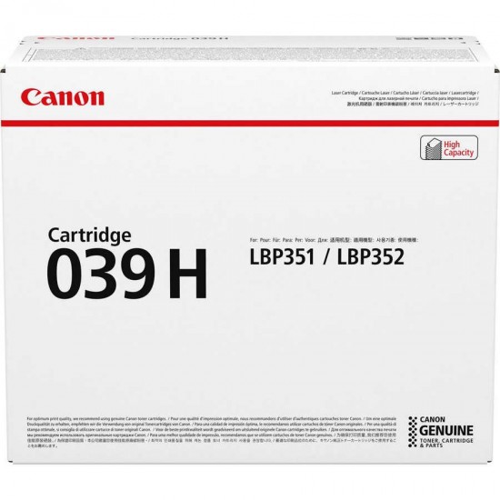 Canon CRG-039H/0288C001 Orijinal Toner Yüksek Kapasiteli