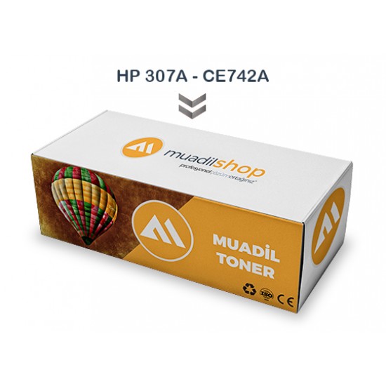 HP 307A - CE742A Muadil Toner SARI - CP5225xh/CE711A/CE712A
