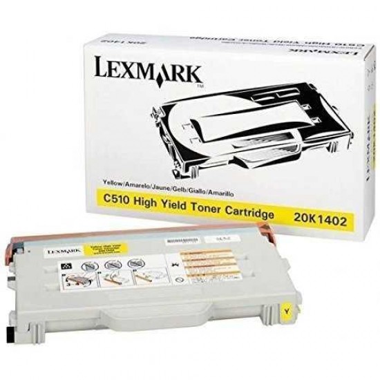 Lexmark C510-20K1402 Sarı Orijinal Toner