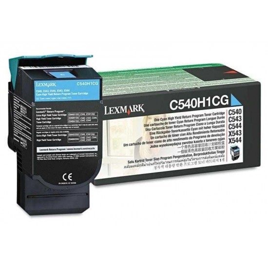 Lexmark C540-C540H1CG Mavi Orjinal Toner Yüksek Kapasiteli