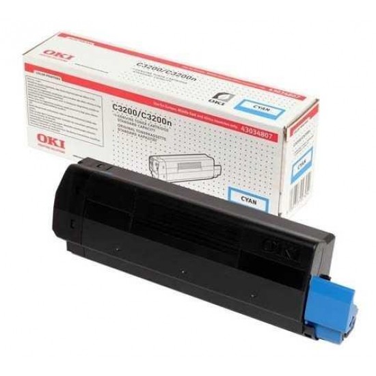 Oki C3200-43034815 Mavi Orijinal Toner