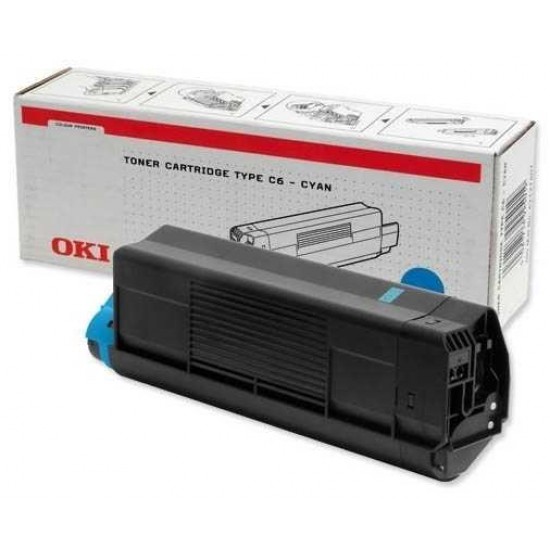 Oki C5200-42804568 Mavi Orijinal Toner