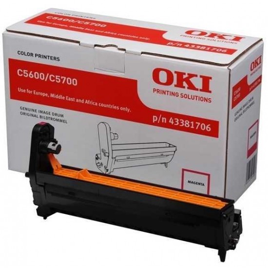 Oki C5600-43381706 Orijinal Kırmızı Drum Ünitesi