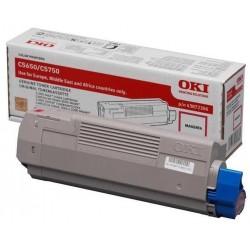 Oki C5650-43872322 Kırmızı Orijinal Toner