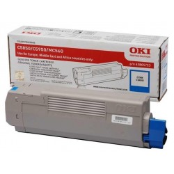 Oki C5850-43865743 Mavi Orijinal Toner