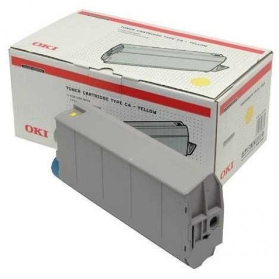 Oki C7100-41963083 Sarı Orijinal Toner