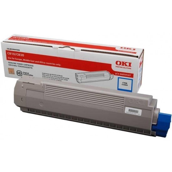 Oki C810-44059119 Mavi Orijinal Toner