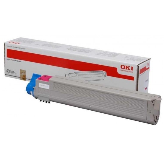 Oki C9655-43837134 Kırmızı Orijinal Toner