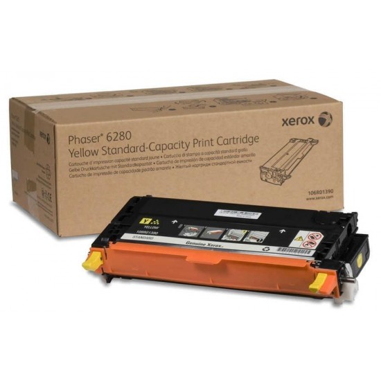 Xerox Phaser 6280-106R01400 Orijinal Toner Sarı 