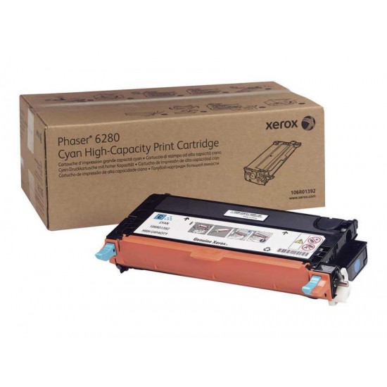 Xerox Phaser 6280-106R01402 Orijinal Toner Mavi 