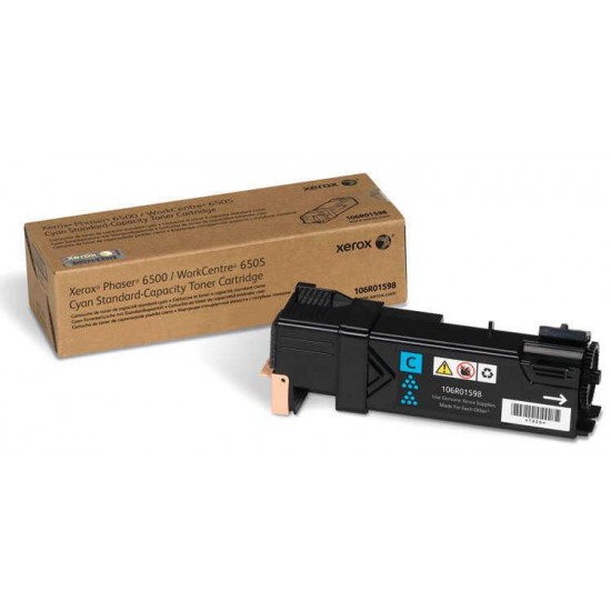 Xerox 106R01598  Phaser 6500 Orijinal Toner Mavi